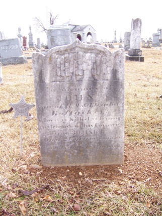 John Hoffacker-1st local soldiers to have died on 1st day of Battle of Hanover 1863